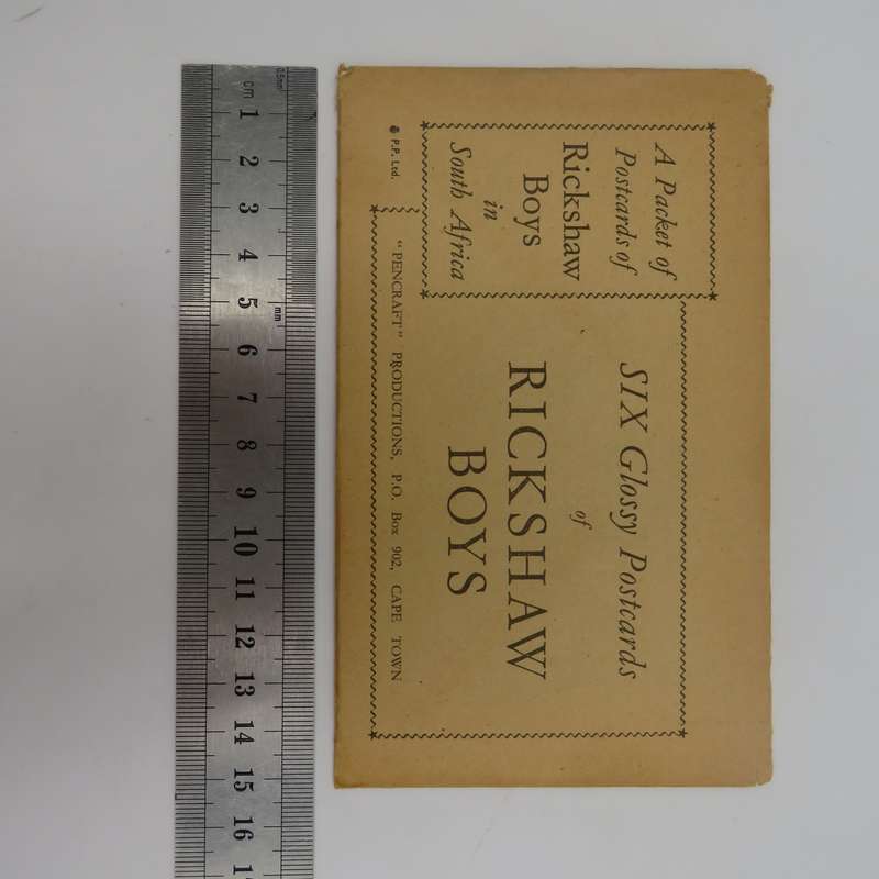 Packet of 6 vintage Rickshaw Boys postcards in original packaging - sealed
