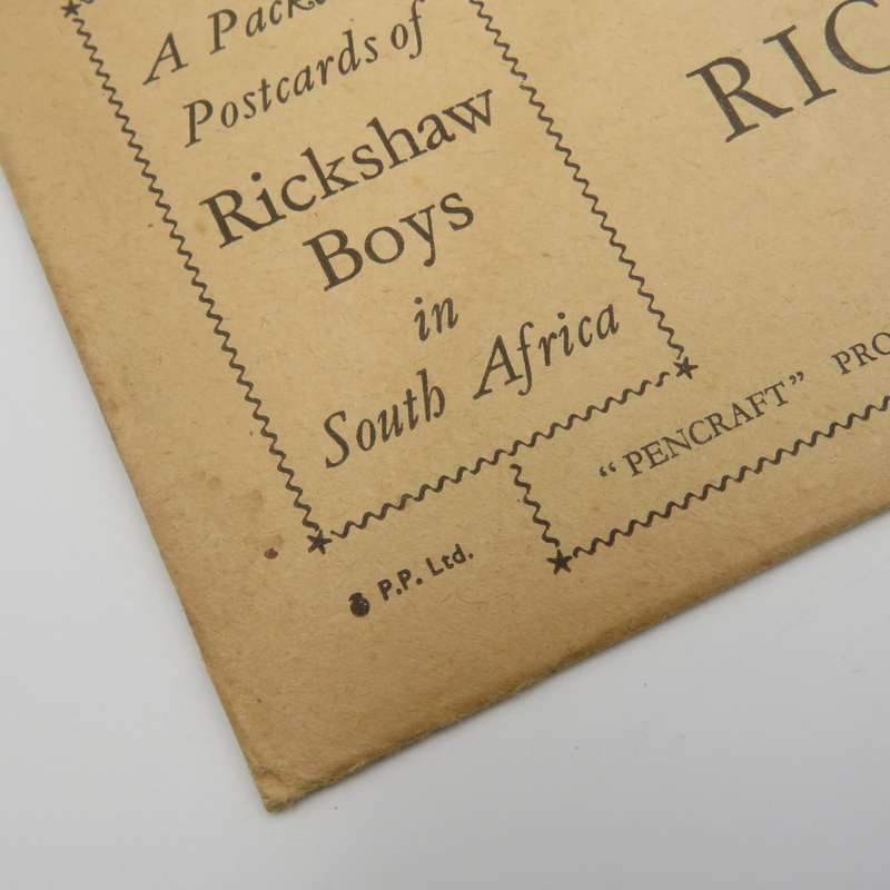 Packet of 6 Rickshaw Boys postcards in original packaging - sealed