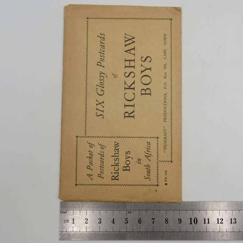 Packet of 6 Rickshaw Boys postcards in original packaging - sealed