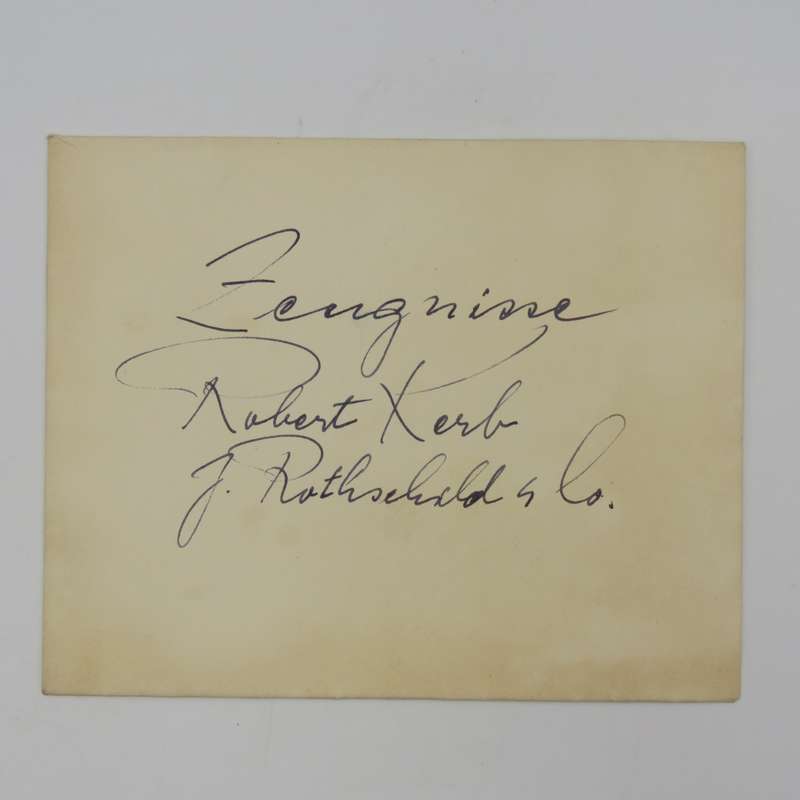 1936 Testimonial by J Rothschild for a Mr Hirsh - washing factory Duisburg plus a testimonial