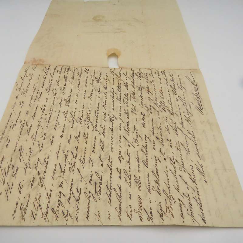 1861 Early letter from Christiania (Norway) to Bordeaux forwarded through Hamburg