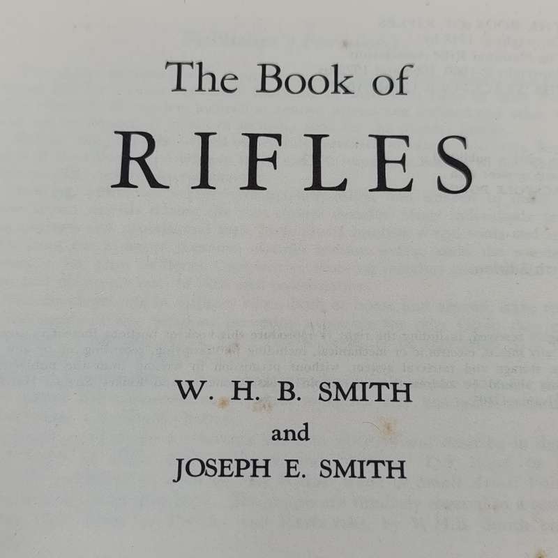 The book of Rifles by Smith - 1972 edition