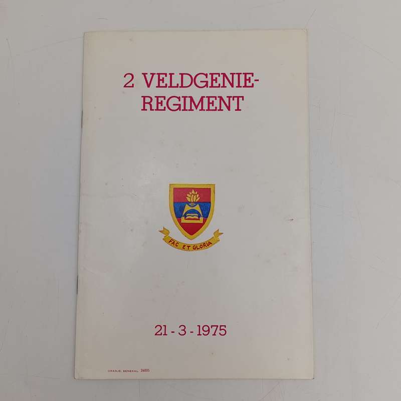 SADF 2 Field Engineer regiment 1975 booklet