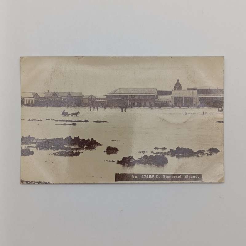 Somerset Strand Postcard - unused early 1900's - Union Cafe and other landmarks visible