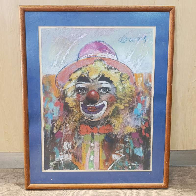 Original Michael Winters Clown painting