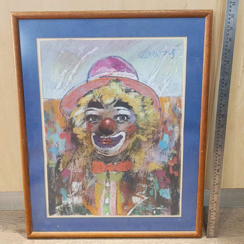 Original Michael Winters Clown painting