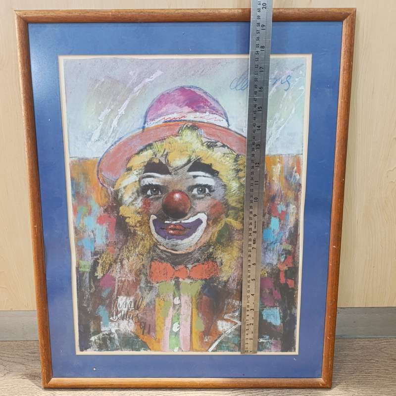 Original Michael Winters Clown painting