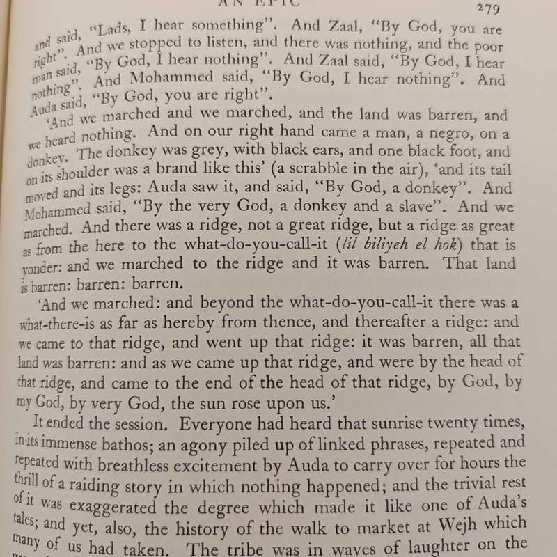 Seven Pillars of Wisdom - a Triumph by T.E Lawrence - 1935 Third Impression