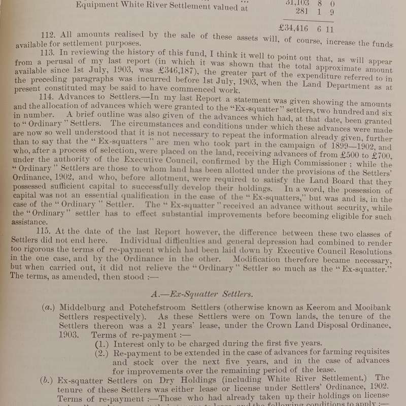 Transvaal 1907 Annual Report - commissioner of Lands' Department Many maps and diagrams included