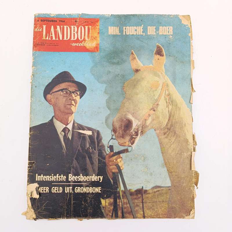 Vintage landbou weekblad - 1966 September 6th issue