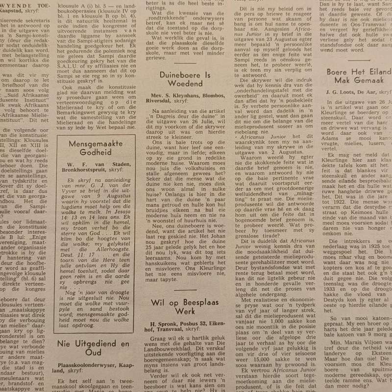Vintage landbou weekblad - 1966 September 6th issue