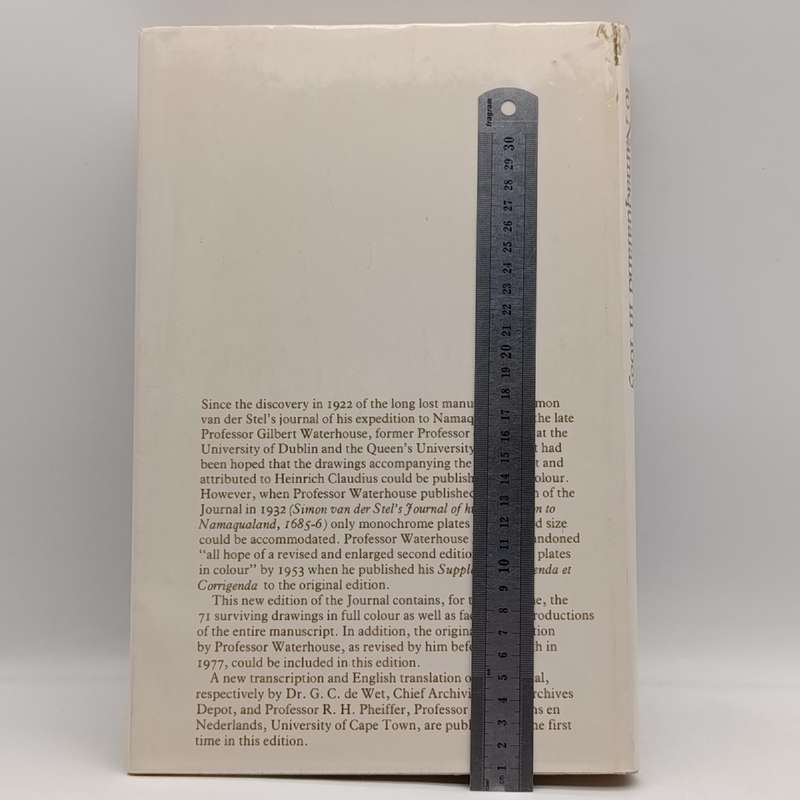 Simon van der Stel's journey to Namaqualand in 1685 - limited edition #163 of 750 numbered copies