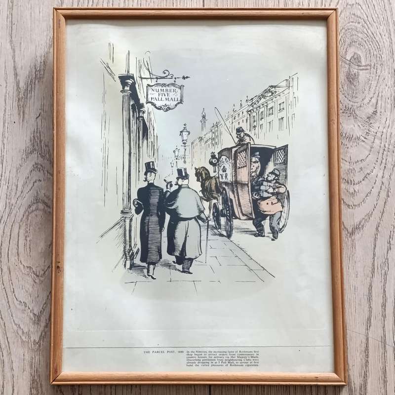 Paul Mall Number 5 cigarette advertisement from the Parcel Post 1890