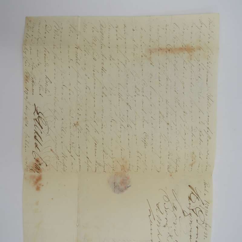 1790 Letter from Hamburg to Bordeaux