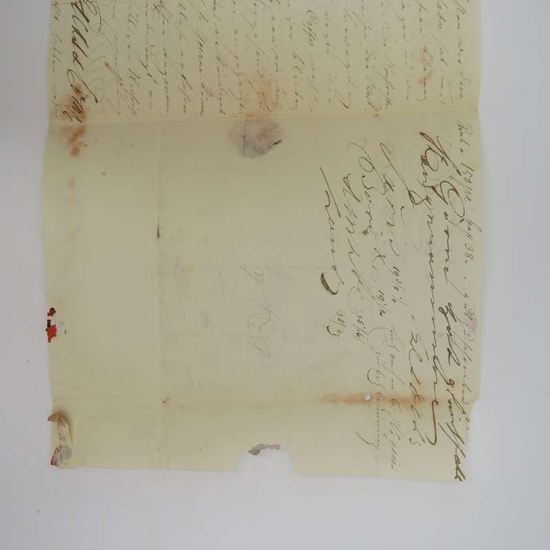 1790 Letter from Hamburg to Bordeaux