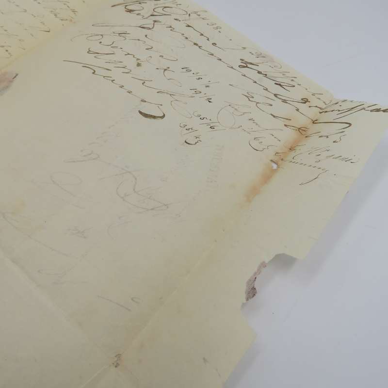 1790 Letter from Hamburg to Bordeaux