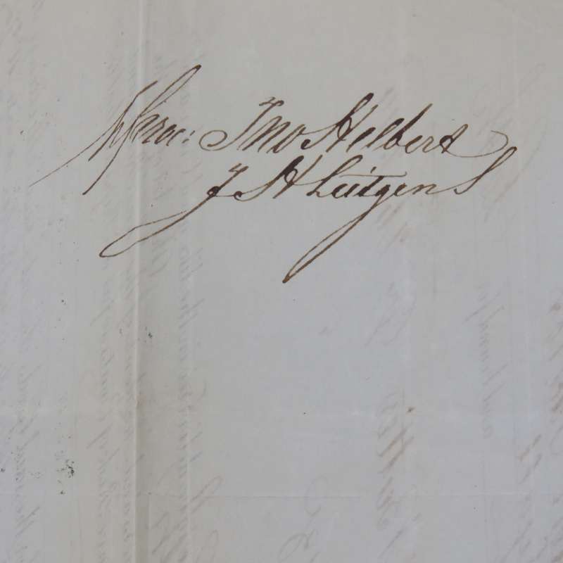 1835 Letter ( Bill of loading form) from Hamburg to Leith
