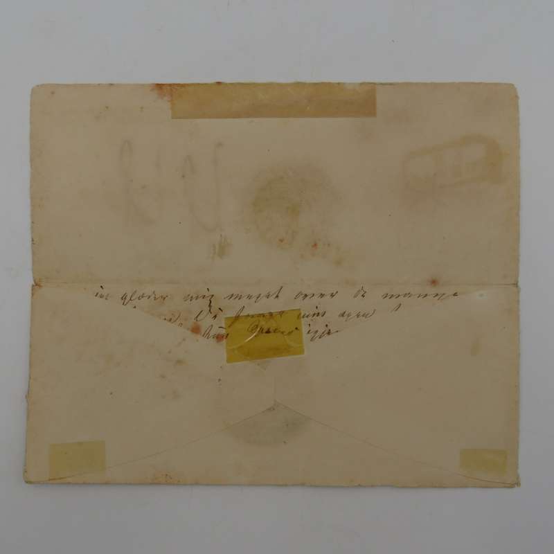 1858 Cover from Stagetse (Denmark) to Rome forwarded through the Danish Post Office in Hamburg