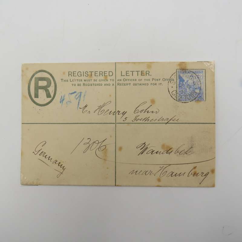 Postal History cancellations with Street name above and town below - St Georges St, Cape Town