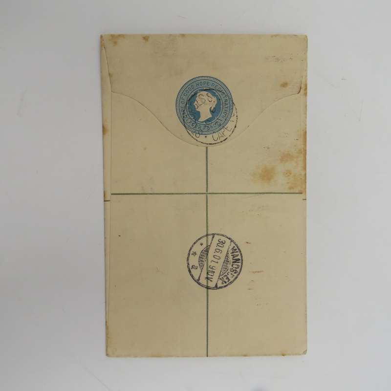 Postal History cancellations with Street name above and town below - St Georges St, Cape Town