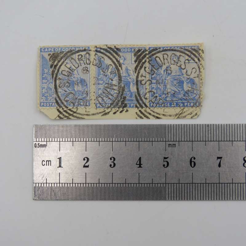 Postal History cancellations with Street name above and town below - St Georges St, Cape Town