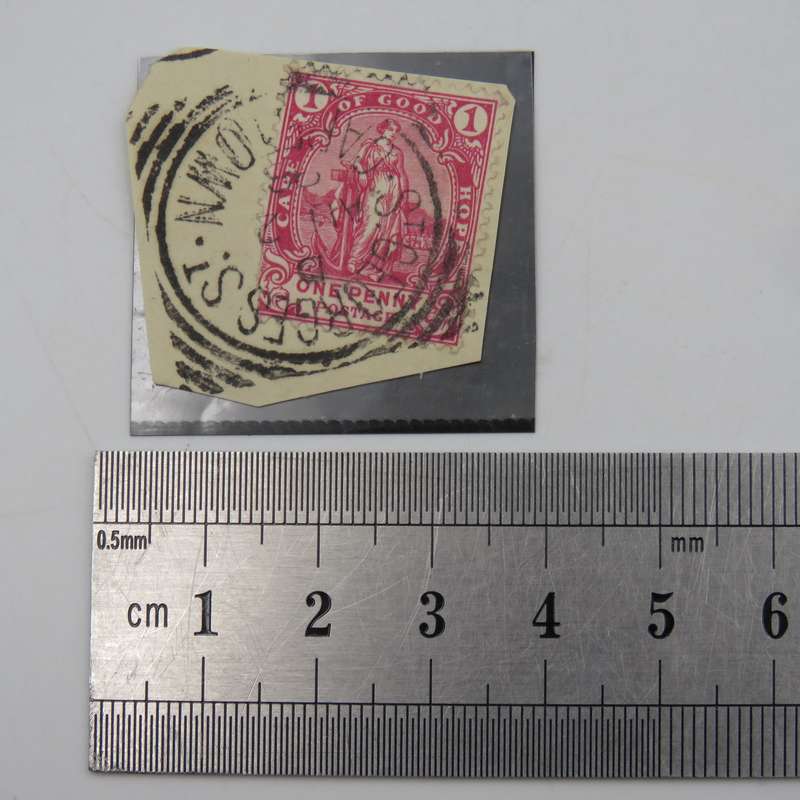 Postal History cancellations with Street name above and town below - St Georges St, Cape Town