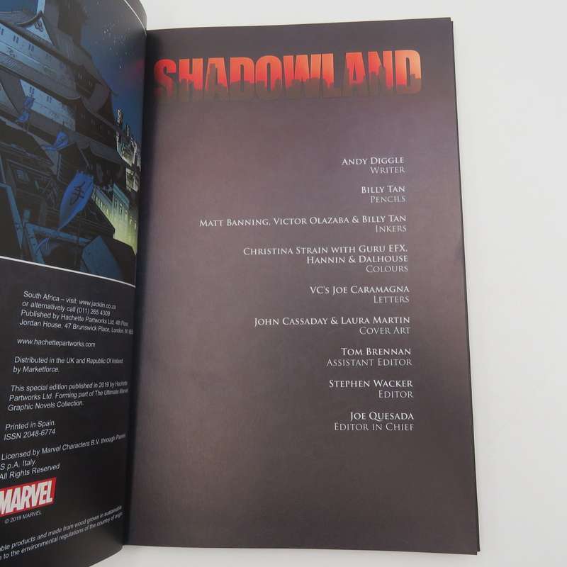 Marvel #105 Shadowland graphic novel
