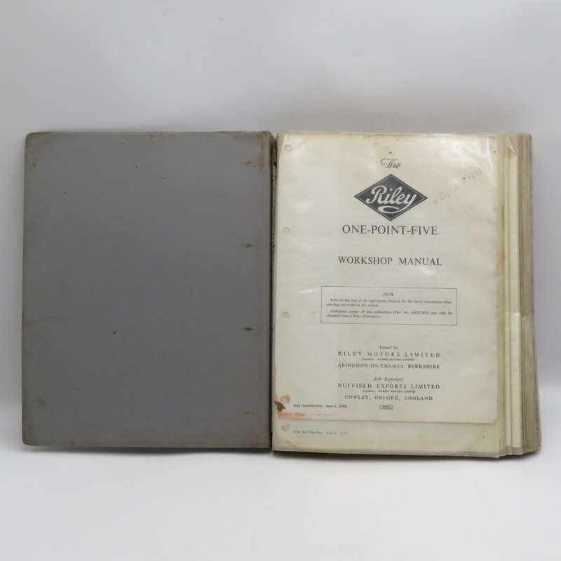 The Riley one-point-five workshop manual