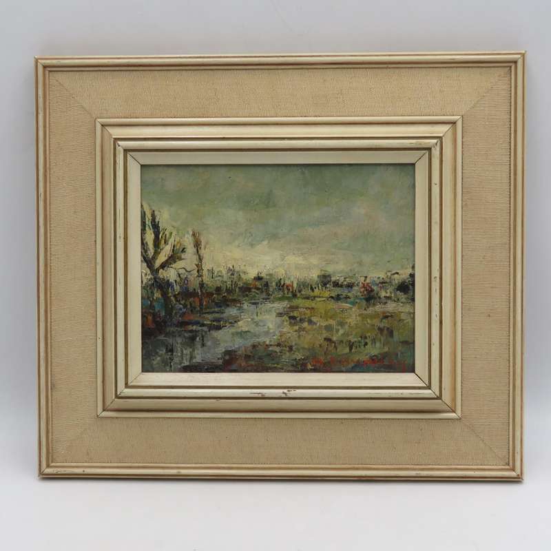 Untitled antique painting by M. Desmoulis