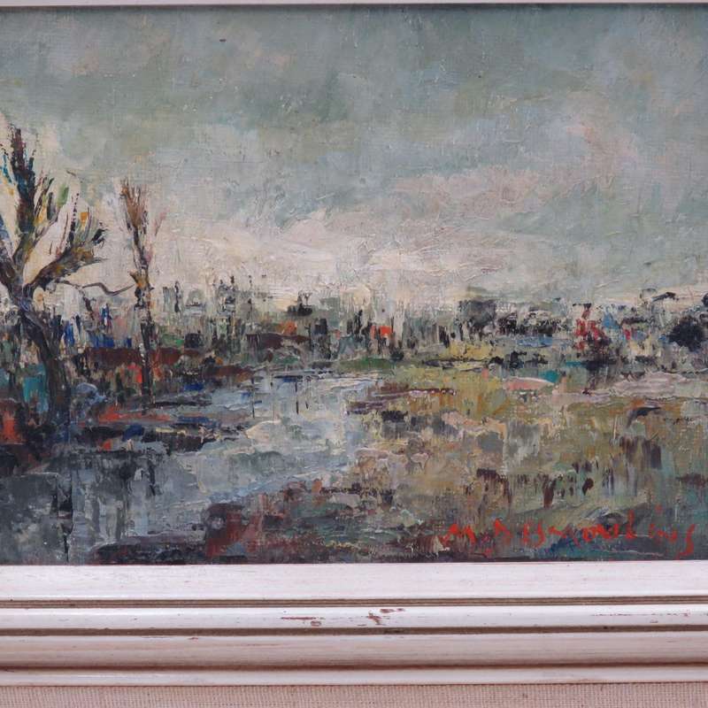 Untitled antique painting by M. Desmoulis