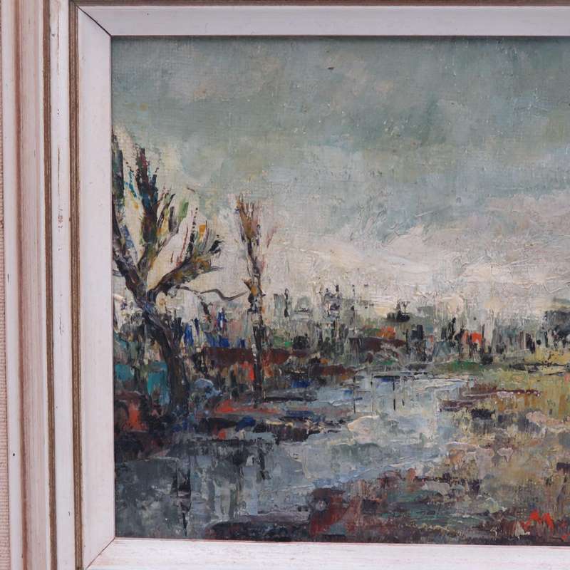 Untitled antique painting by M. Desmoulis