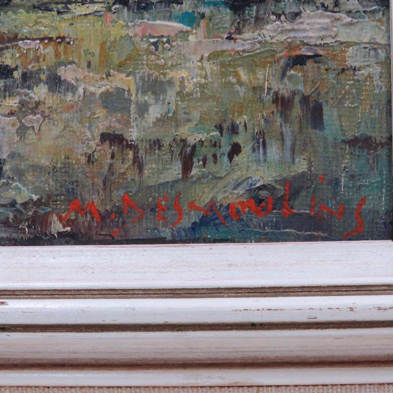 Untitled antique painting by M. Desmoulis