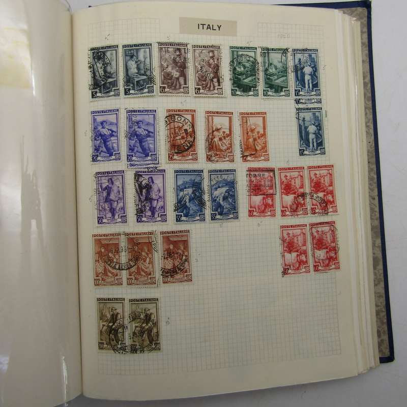 Album with over 1200 stamps - Poland, Denmark, Russia, Spain, Portugal, Italy, Greece, Transvaal