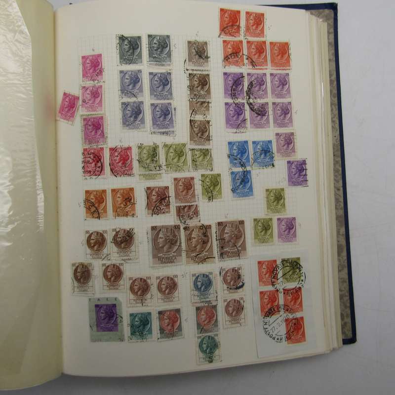 Album with over 1200 stamps - Poland, Denmark, Russia, Spain, Portugal, Italy, Greece, Transvaal