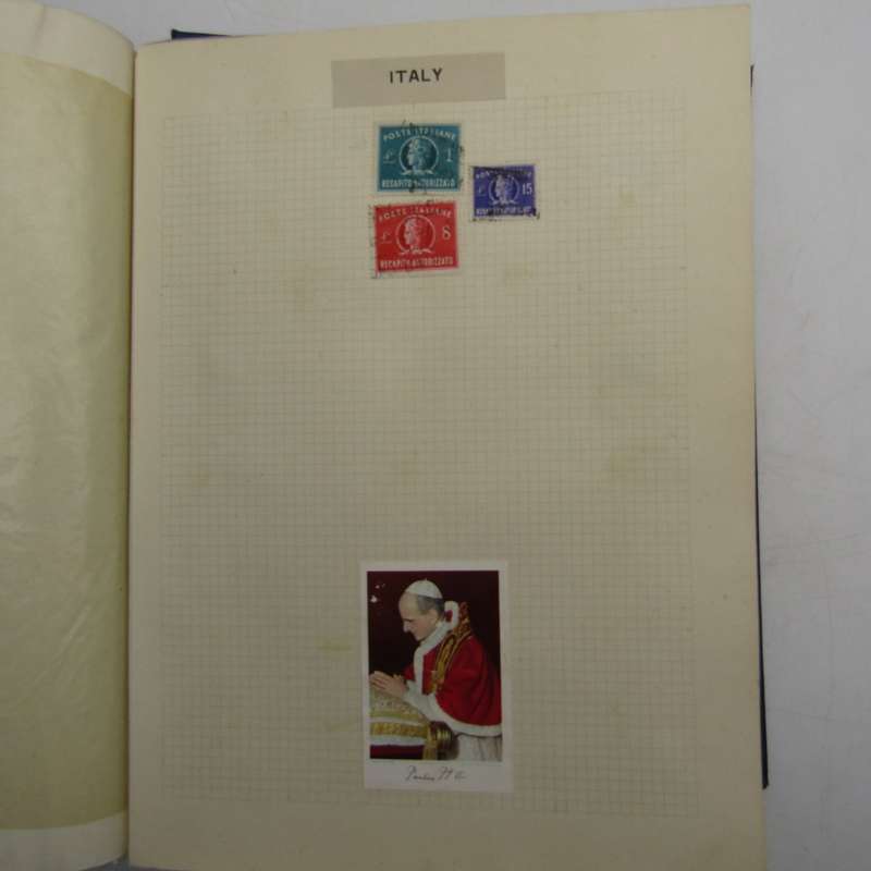 Album with over 1200 stamps - Poland, Denmark, Russia, Spain, Portugal, Italy, Greece, Transvaal