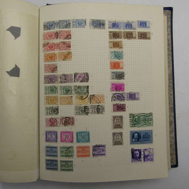 Album with over 1200 stamps - Poland, Denmark, Russia, Spain, Portugal, Italy, Greece, Transvaal