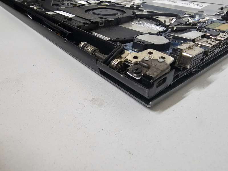Dell i7 motherboard and palmrest only - spares or repairs