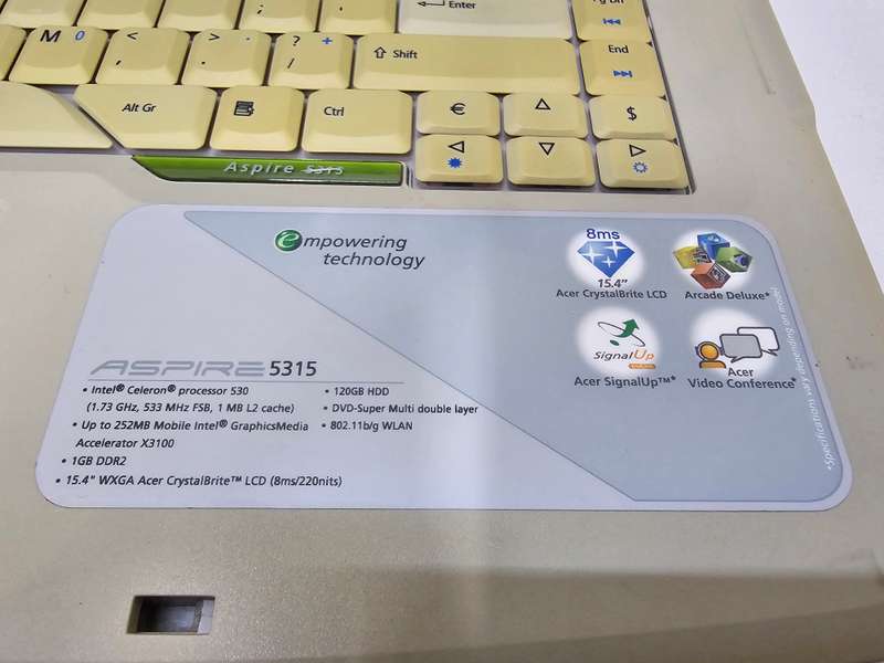 Acer Aspire 5315 - Spares or repairs