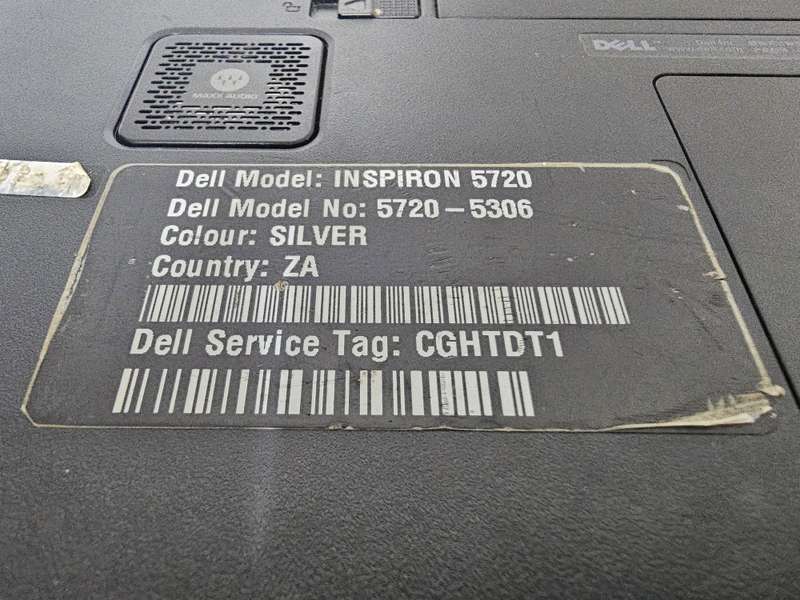 Dell Inspiron 5720 - i7 8GB RAM 500GB HDD - Needs a new screen