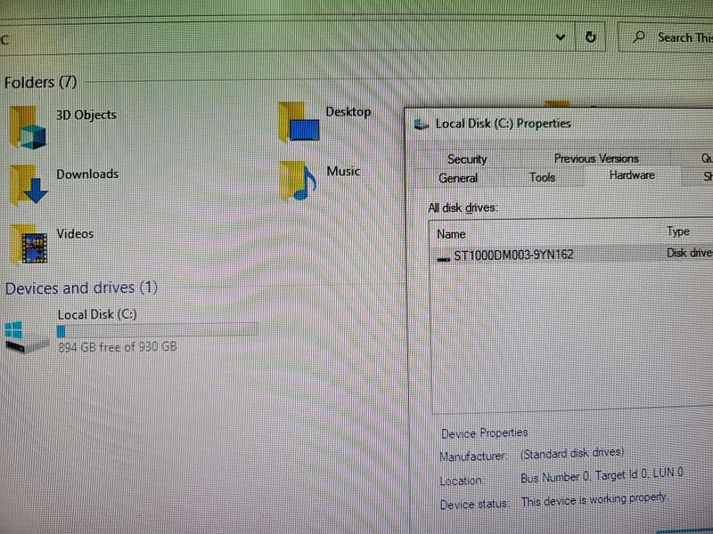 HP Pro desktop - Celeron G1620 4GB RAM 1TB HDD