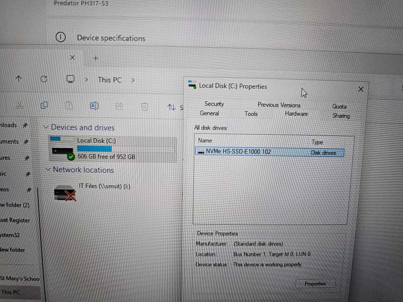 Acer Predator Helios 300 i7-9750H 32GB RAM 1TB Nvme SSD Geforce GTX 1660Ti
