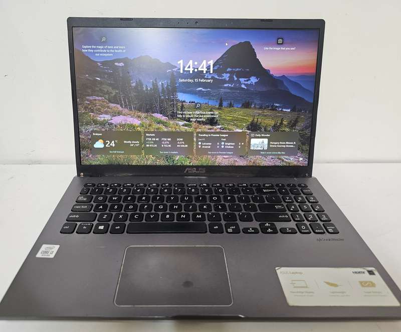 Asus X509J i3-1005G1 8GB RAM 512GB NVME SSD !Hinge was repaired, see images!