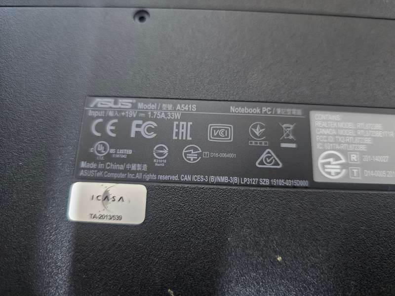 2 x Asus laptops !Spares or Repairs!
