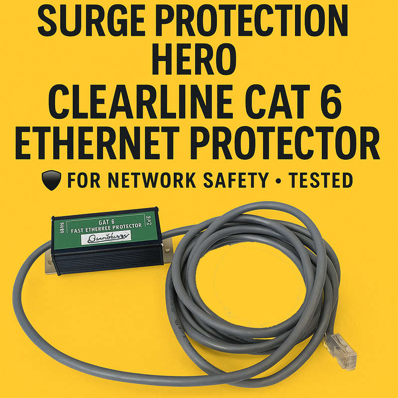Surge Protection Hero  Clearline CAT 6 Ethernet Protector