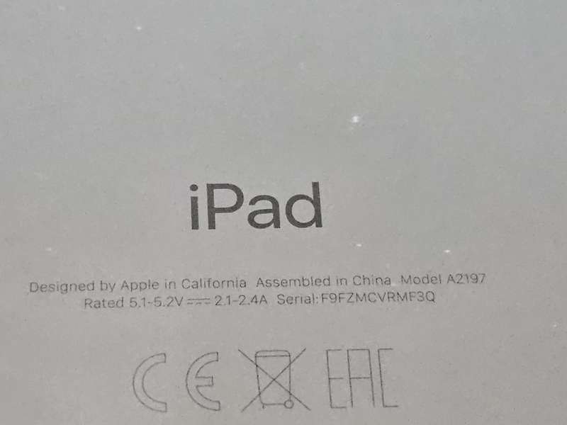 2 x Apple iPads (Model A2197)  NON-WORKING | Recovery Loop | AS-IS