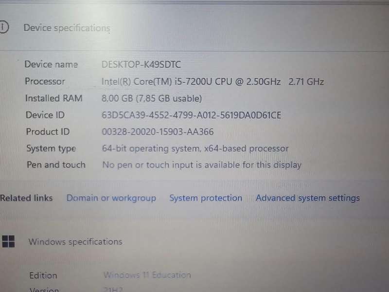 2 x Faulty Lenovo T470 Laptops for Spares or Repairs