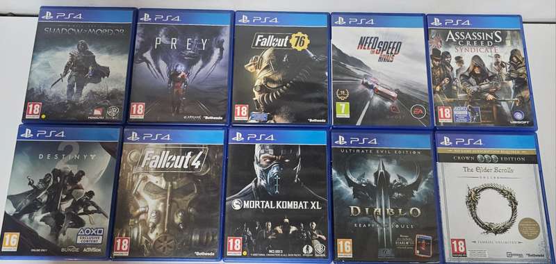 Massive PS4 Game Bundle  33 Games + Xbox Bonus  Real Deal!