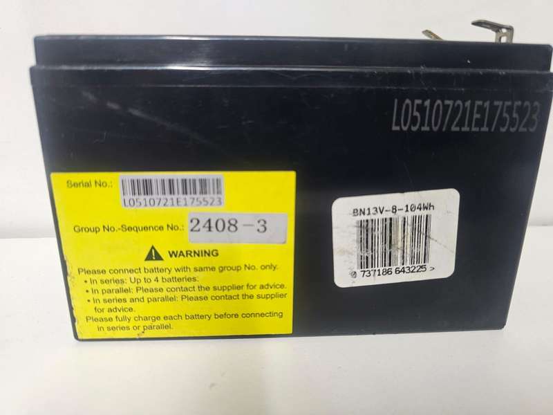 Blue Nova BN13V-8-104Wh LiFePO Battery  Hardly Used