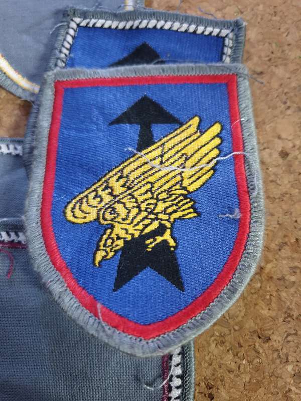 100% original German Bundeswehr Para & SF 5 piece job-lot cloth badge collection all good used cond.