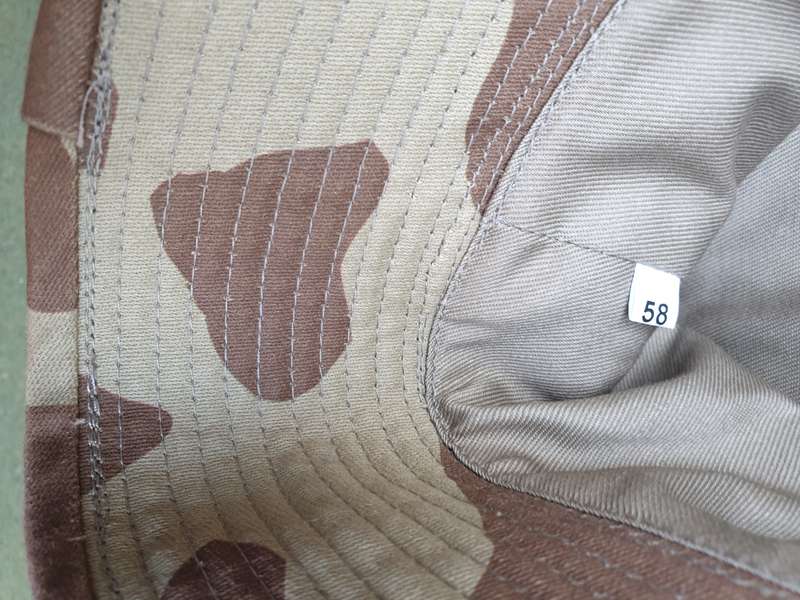newly made REPRO/ RE-MADE famous SADF era Giraffe camo bush-hat, as new & unused, fits size 58cm